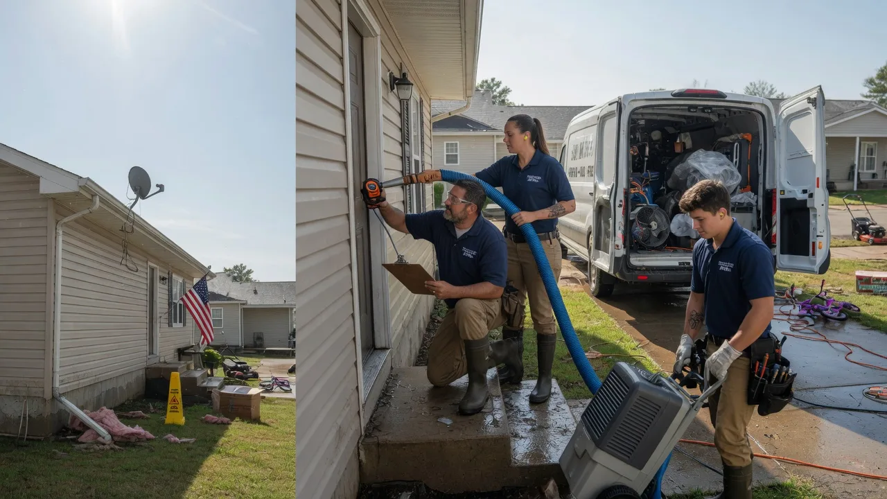 Ceiling Water Damage Restoration in Harrisburg, OH near me
